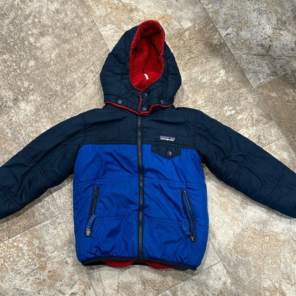 Patagonia Kids Jacket - Blue and Red